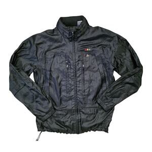 LRG Starz Jacket Men’s Large Black Damaged